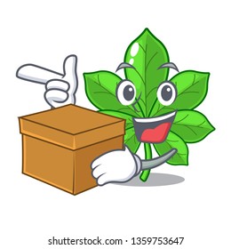 With box horse chestnuts in the character shape