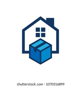 Box House Logo Icon Design