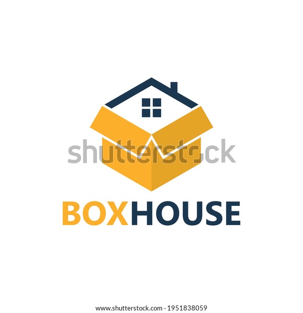 Box House Logo Template Design Stock Vector (Royalty Free) 1951838059 Shutterstock