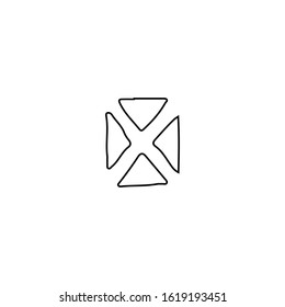 Box icon. Cargo symbol. Logo design element
