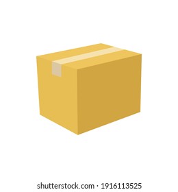 Box icon of color style design vector template