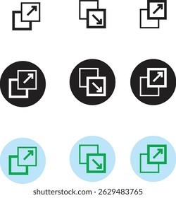 Box icon design EPS file for illustrator 