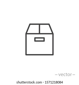 Box icon, design inspiration vector template for interface and any purpose