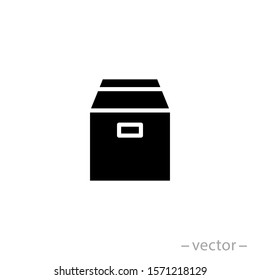 Box icon, design inspiration vector template for interface and any purpose