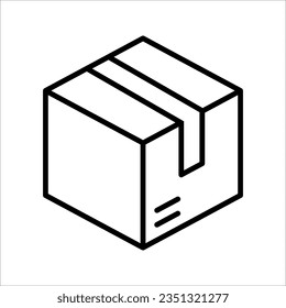 Box icon, design inspiration vector template for interface and any purpose vector illustration on white background