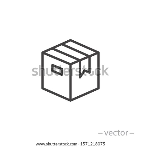 Box icon, design inspiration vector template for interface and any purpose