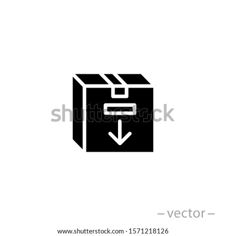 Box icon, design inspiration vector template for interface and any purpose