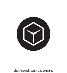 Box icon design template vector isolated illustration