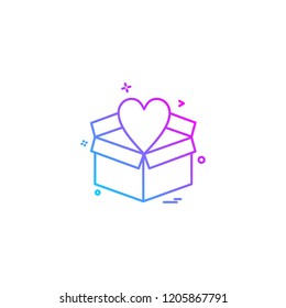 Box icon design vector 