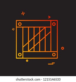 Box icon design vector