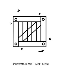 Box icon design vector