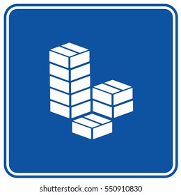 Box icon design,clean vector