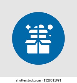  Box icon. Editable  Box icon for web or mobile.