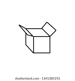 box, icon. Element of web for mobile concept and web apps illustration. Icon for website design and development, app development. Vector