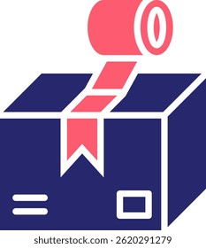 Vektorgrafik mit Füllung des Kastensymbols