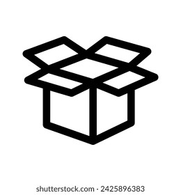 Box icon. flat illustration of rewind vector icon for web