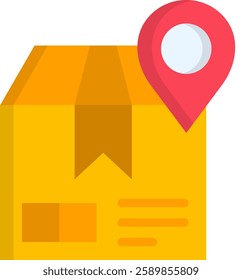 Box Icon Flat Vector Illustration