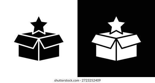Colección de diseños de doodle gráfico de icono de caja