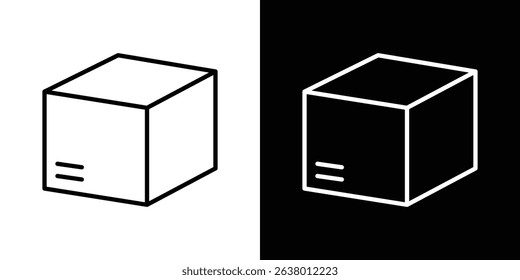 Box icon Graphic vector set for ui design
