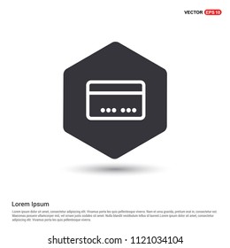 box icon Hexa White Background icon template - Free vector icon