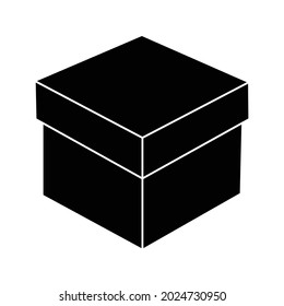 Box icon High quality black outline pictogram for web site design and mobile apps. Vector illustration