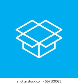 box icon illustration isolated vector sign symbol