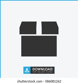 box icon illustration isolated vector sign symbol