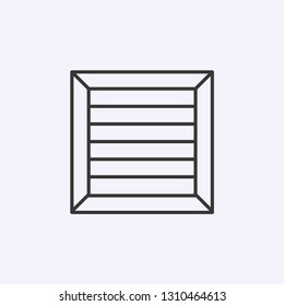 Box icon isolated on white background. Package symbol modern, simple, vector, icon for website design, mobile app, ui. Vector Illustration