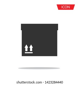 box icon isolated on white background.