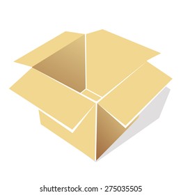 Box icon isolated on white background