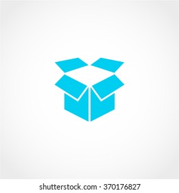 Box Icon Isolated on White Background