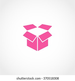Box Icon Isolated on White Background