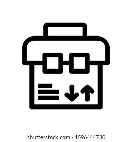 box icon isolated sign symbol vector illustration - high quality black style vector icons
