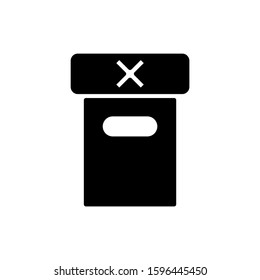 box icon isolated sign symbol vector illustration - high quality black style vector icons
