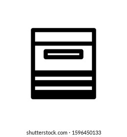 box icon isolated sign symbol vector illustration - high quality black style vector icons
