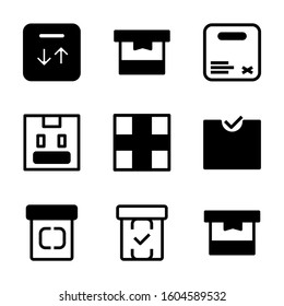 box icon isolated sign symbol vector illustration - Collection of high quality black style vector icons
