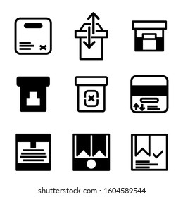 box icon isolated sign symbol vector illustration - Collection of high quality black style vector icons

