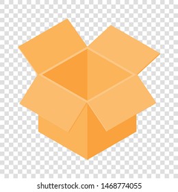 Box icon. Isometric illustration of box vector icon for web