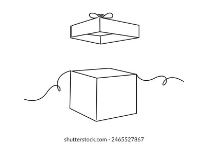 Box icon in line style, delivery box, Package, ,Box icon in line style, delivery box,