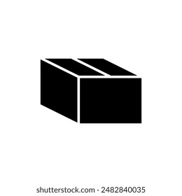 Box icon logo design. box sign and symbol, parcel, package