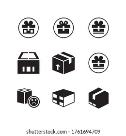 box  icon or logo isolated sign symbol vector illustration - Collection of high quality black style vector icons
