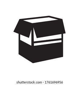 box  icon or logo isolated sign symbol vector illustration - high quality black style vector icons
