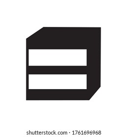 box  icon or logo isolated sign symbol vector illustration - high quality black style vector icons
