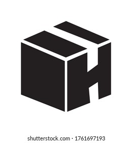 box  icon or logo isolated sign symbol vector illustration - high quality black style vector icons
