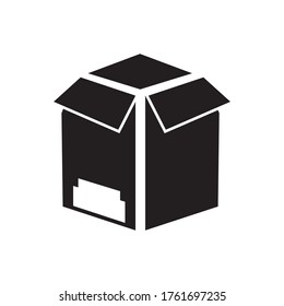 box  icon or logo isolated sign symbol vector illustration - high quality black style vector icons
