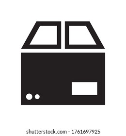 box  icon or logo isolated sign symbol vector illustration - high quality black style vector icons
