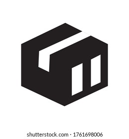 box  icon or logo isolated sign symbol vector illustration - high quality black style vector icons
