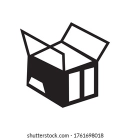box  icon or logo isolated sign symbol vector illustration - high quality black style vector icons
