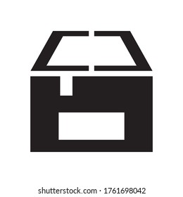 icono de caja o logotipo símbolo de signo aislado ilustración vectorial de alta calidad estilo negro iconos vectoriales
