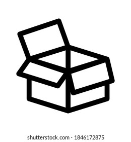 Box icon or logo isolated sign symbol vector illustration - high quality black style vector icons
